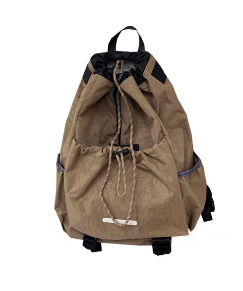 リュックサック ドローストリング 大容量 カジュアル ナイロン バックパック 男女兼用 おしゃれ 巾着リュックサック 旅行遠足 軽量バッグ アウトドア ストリート 88CXH-102